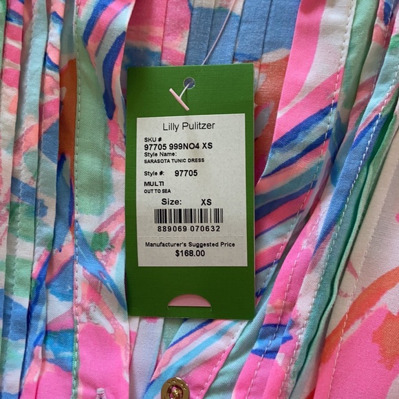 Lilly Pulitzer Sarasota tunic dress. Pattern is “out to sea” - Picture 4 of 4